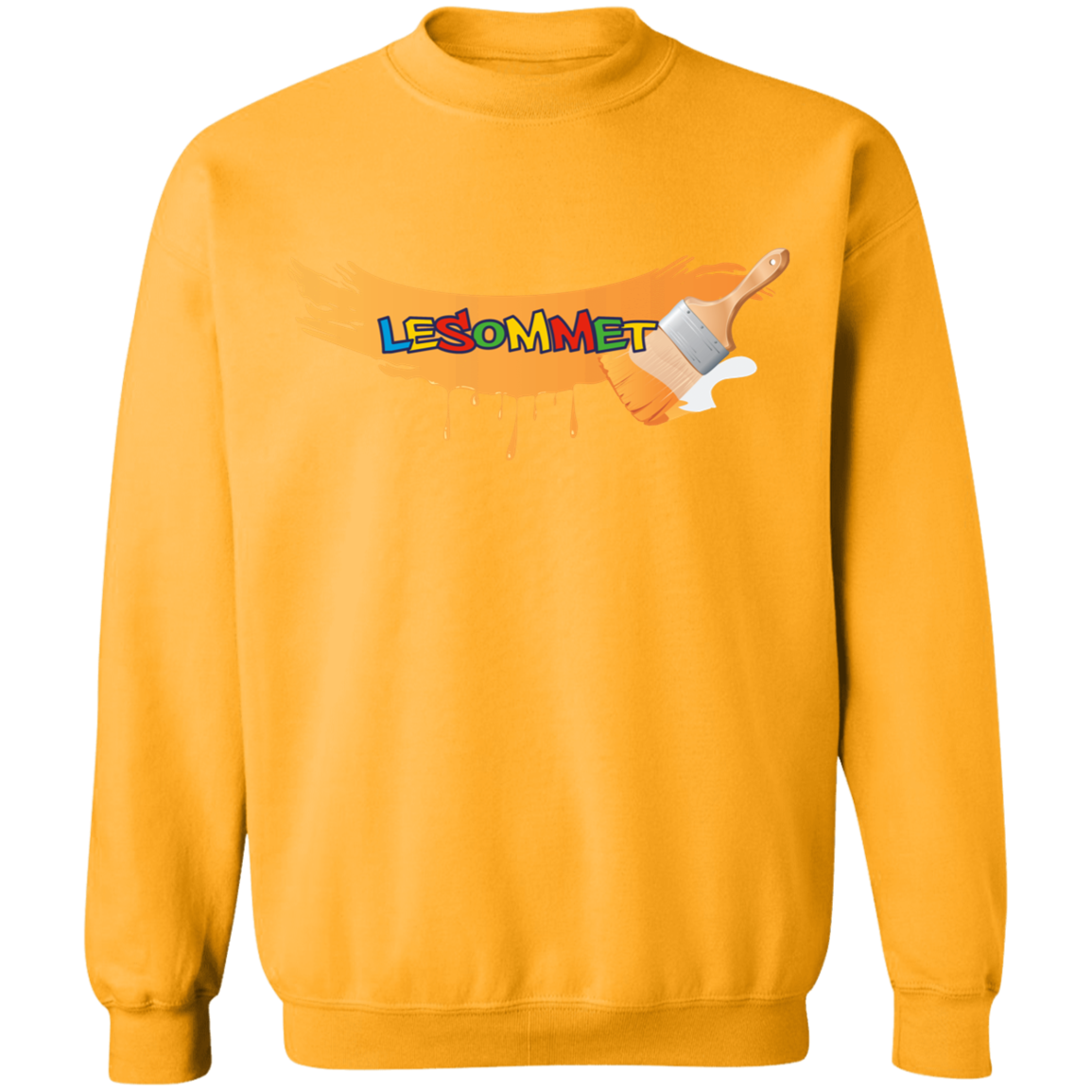 Graffiti Paint Stroke Crewneck Pullover Sweatshirt 8 oz.