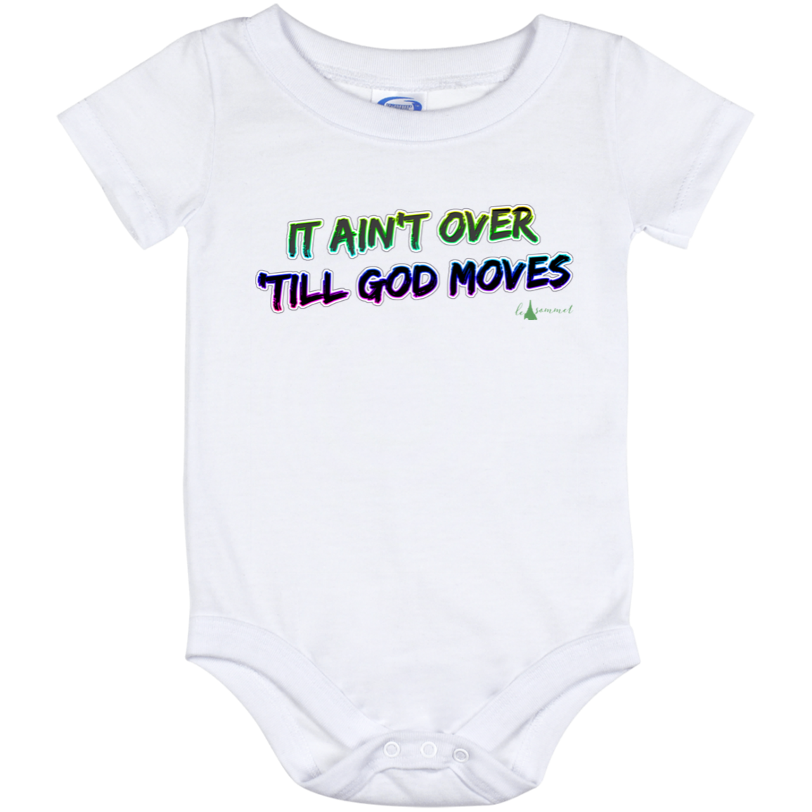 It Ain't Over 'Till God Moves Baby Onesie 12 Month