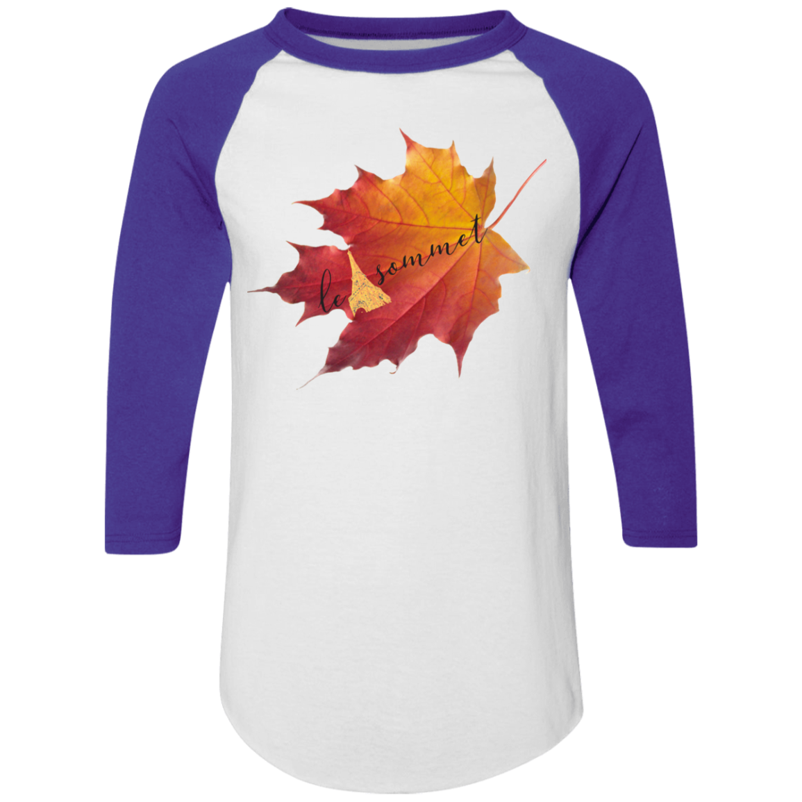 Autumn Logo Leaf Colorblock Raglan Jersey