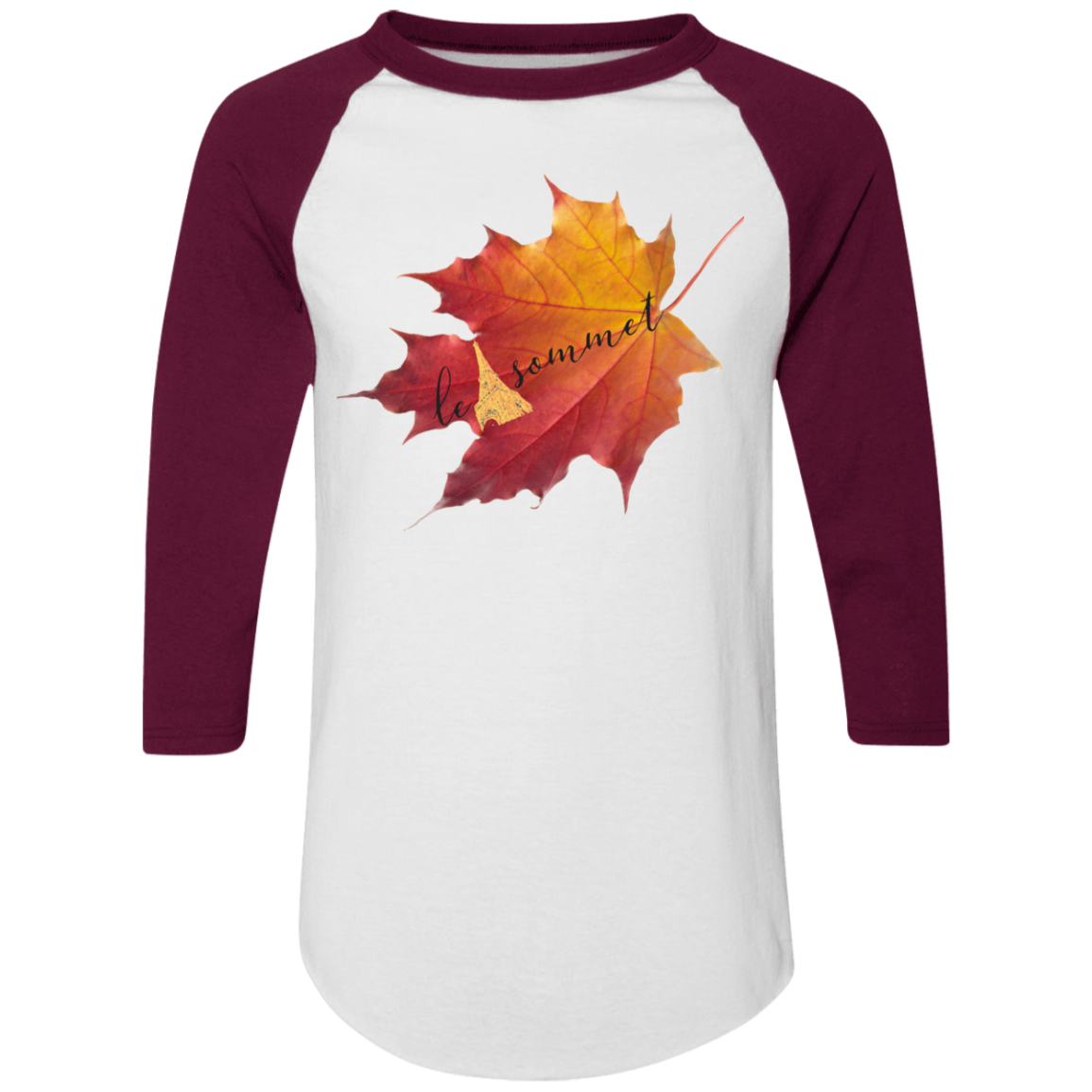 Autumn Logo Leaf Colorblock Raglan Jersey