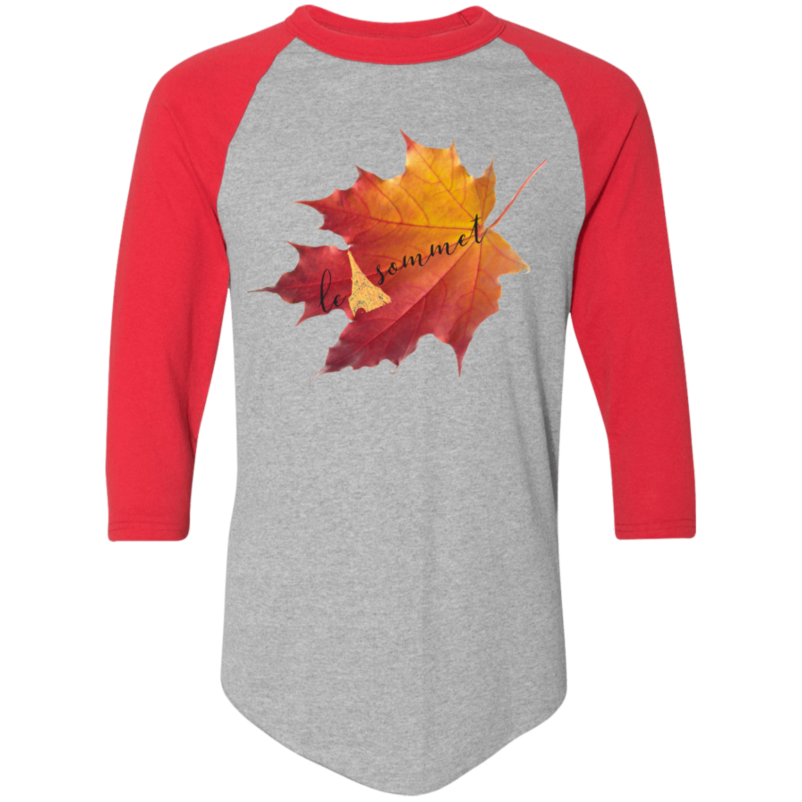 Autumn Logo Leaf Colorblock Raglan Jersey