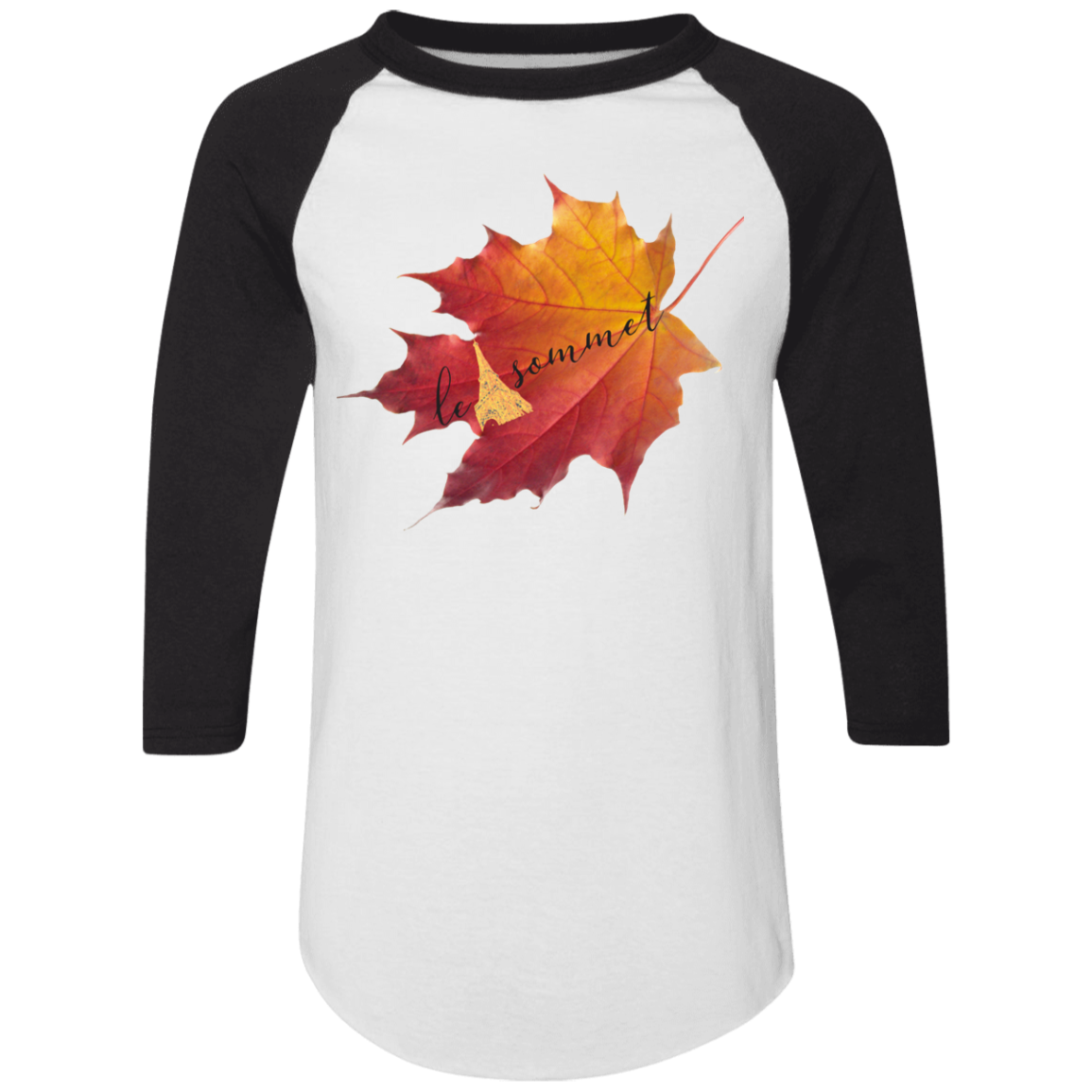 Autumn Logo Leaf Colorblock Raglan Jersey