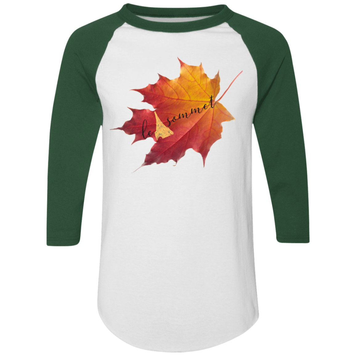 Autumn Logo Leaf Colorblock Raglan Jersey