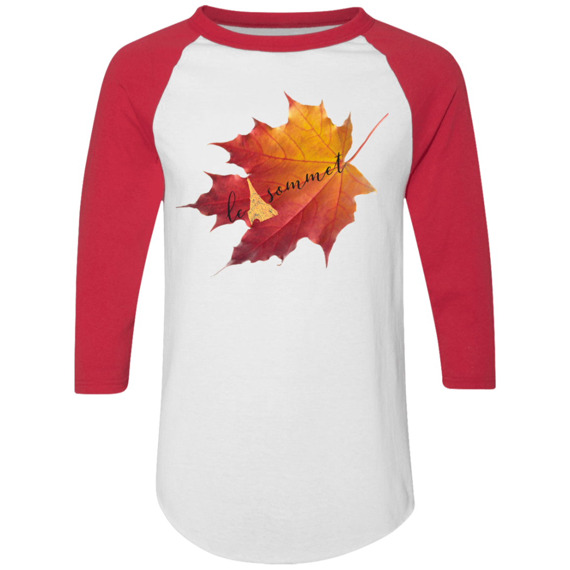 Autumn Logo Leaf Colorblock Raglan Jersey