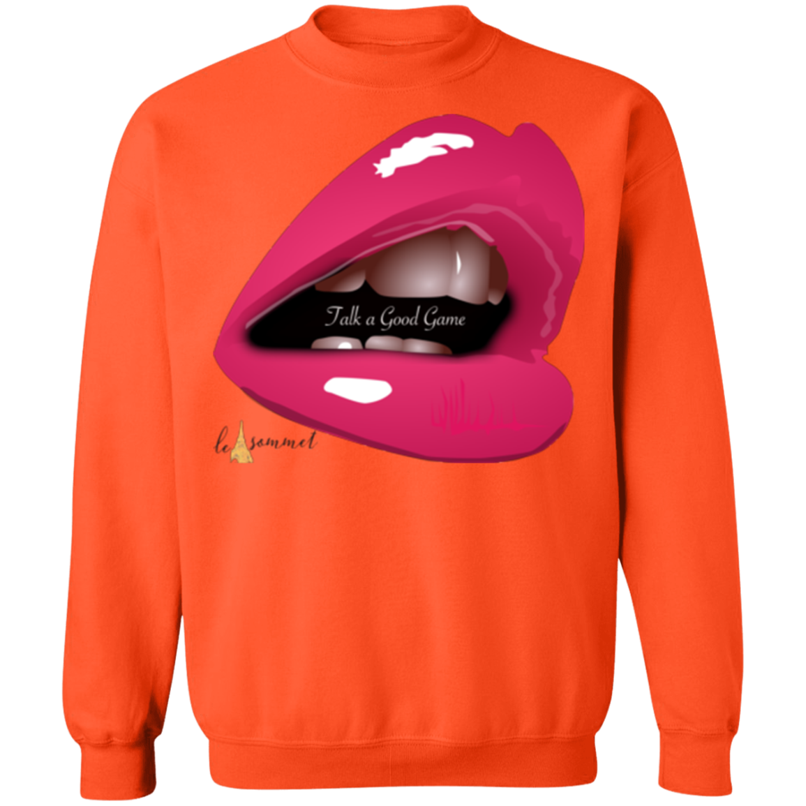 Talk a Good Game Crewneck Pullover Sweatshirt 8 oz.