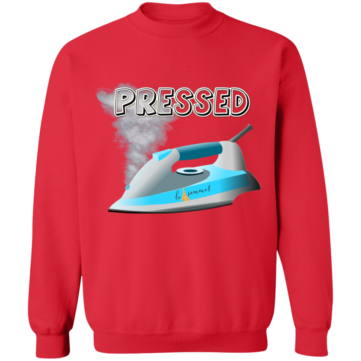 Pressed Crewneck Pullover Sweatshirt 8 oz.