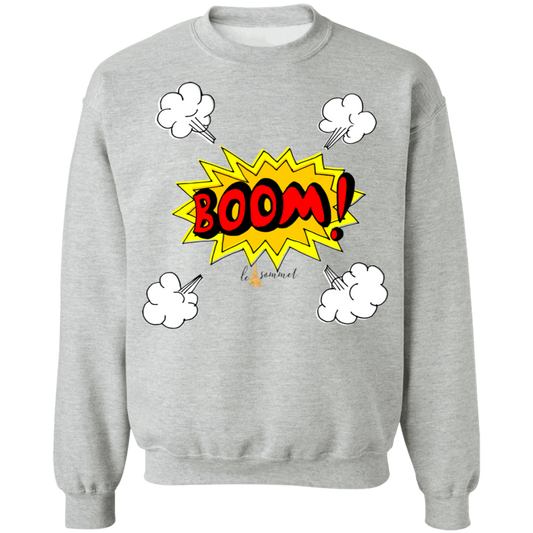 Boom Crewneck Pullover Sweatshirt 8 oz.