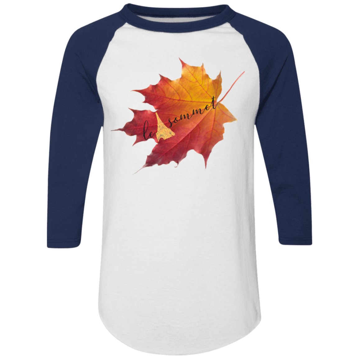 Autumn Logo Leaf Colorblock Raglan Jersey