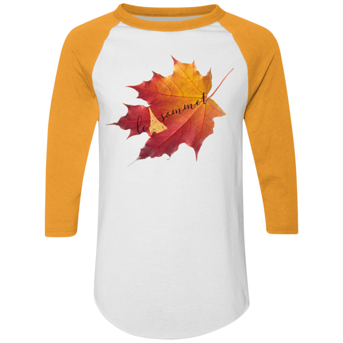 Autumn Logo Leaf Colorblock Raglan Jersey