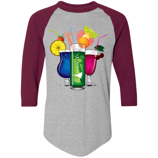 Drinks on Me Colorblock Raglan Jersey