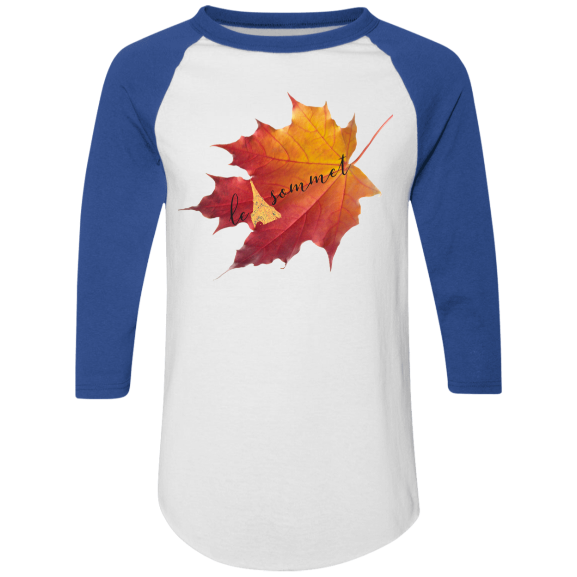 Autumn Logo Leaf Colorblock Raglan Jersey