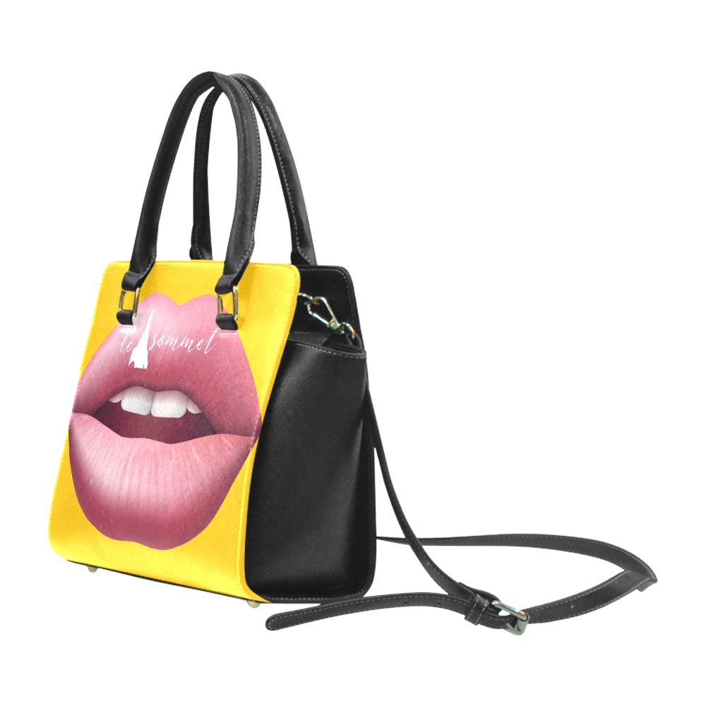 Le Sommet "Pinky Lips" Rivet Handbag