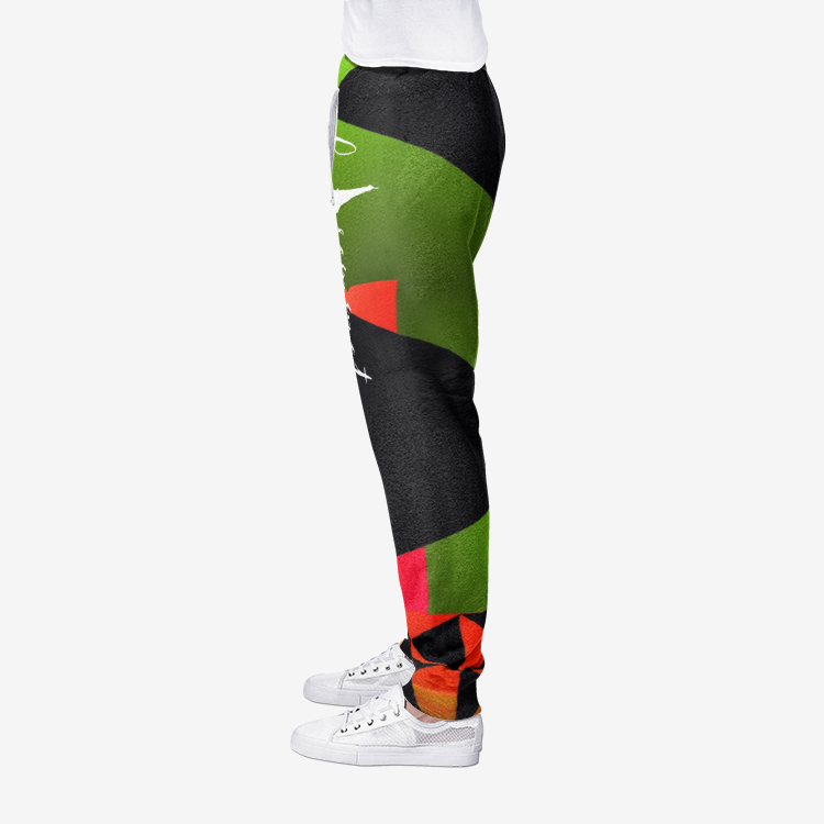 Le Sommet "Tribal Colorblock" Joggers Sweatpants