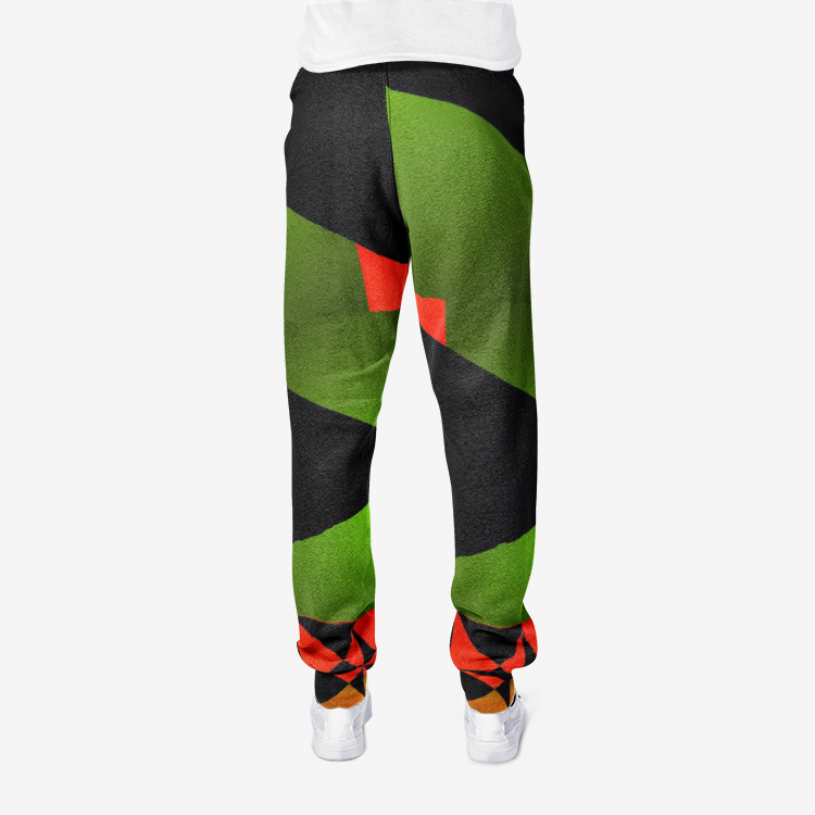 Le Sommet "Tribal Colorblock" Joggers Sweatpants