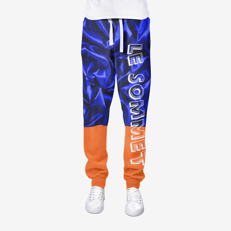 D-22 "Blue & Orange" Joggers Sweatpants