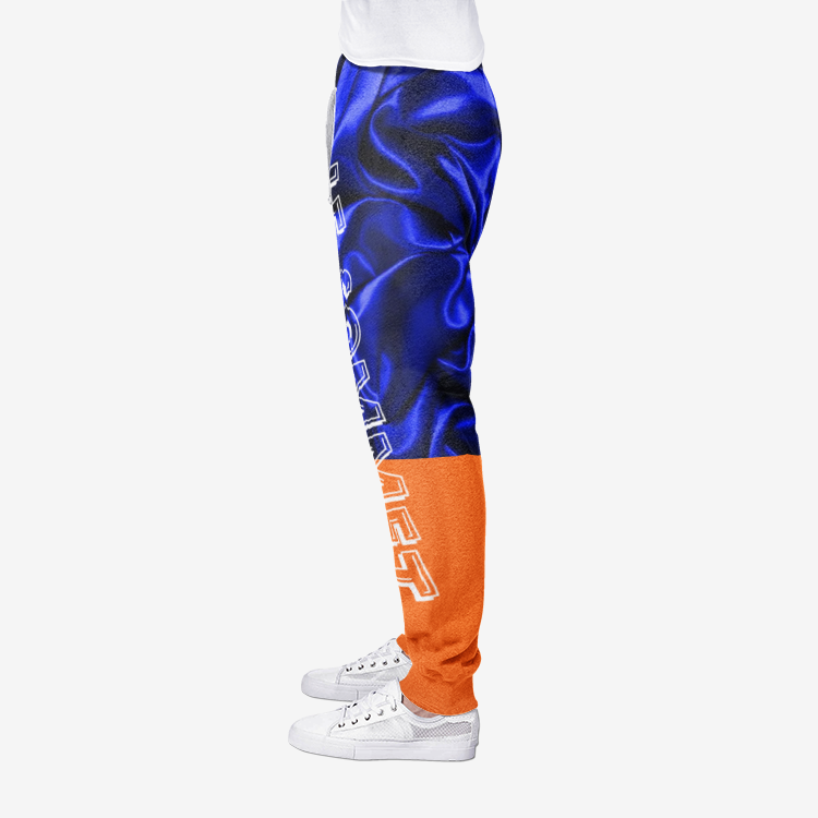 D-22 "Blue & Orange" Joggers Sweatpants