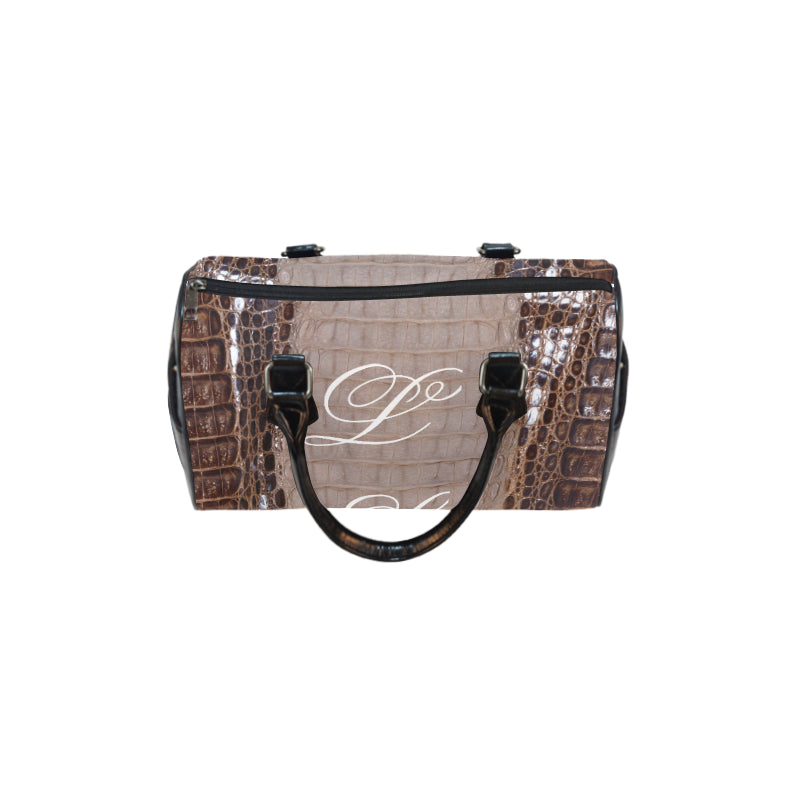 Le Sommet "Snake Skin" Barrel Handbag