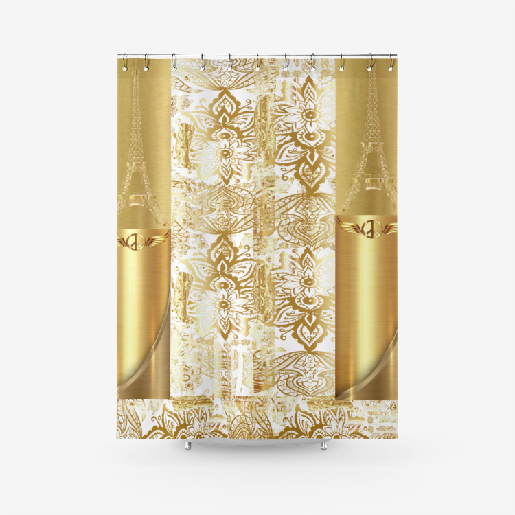 "Gold Grand Royal" Shower Curtain