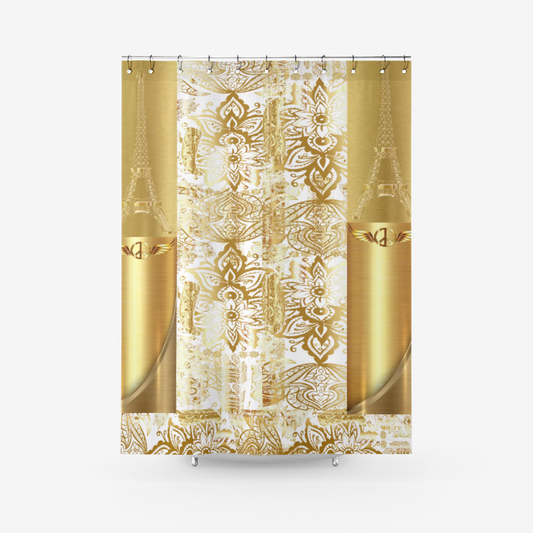 "Gold Grand Royal" Shower Curtain