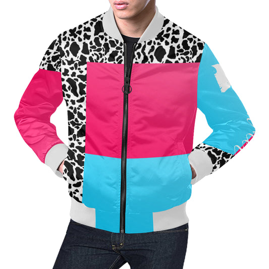 Le Sommet "Pink & Blue Colorblock" Jacket