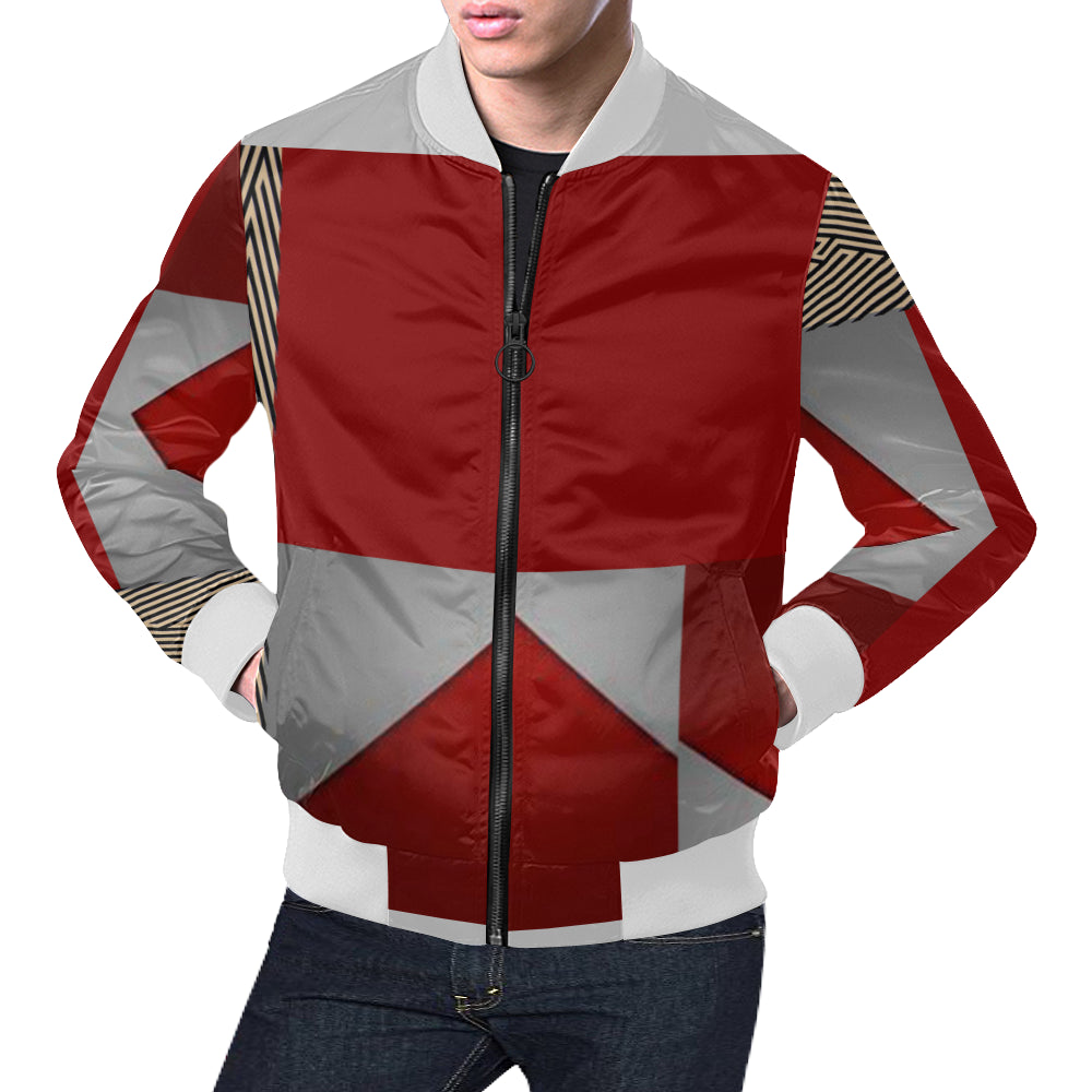 Le Sommet "Red, Grey & White" Jacket