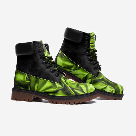 Le Sommet "D-22" Leather Boots (Green)