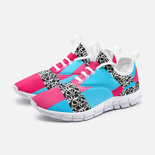 Le Sommet "Pink & Blue Colorblock" Lightweight Sneaker