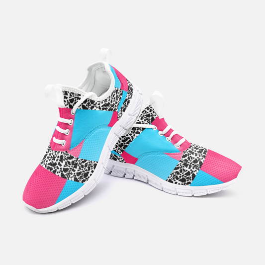 Le Sommet "Pink & Blue Colorblock" Lightweight Sneaker