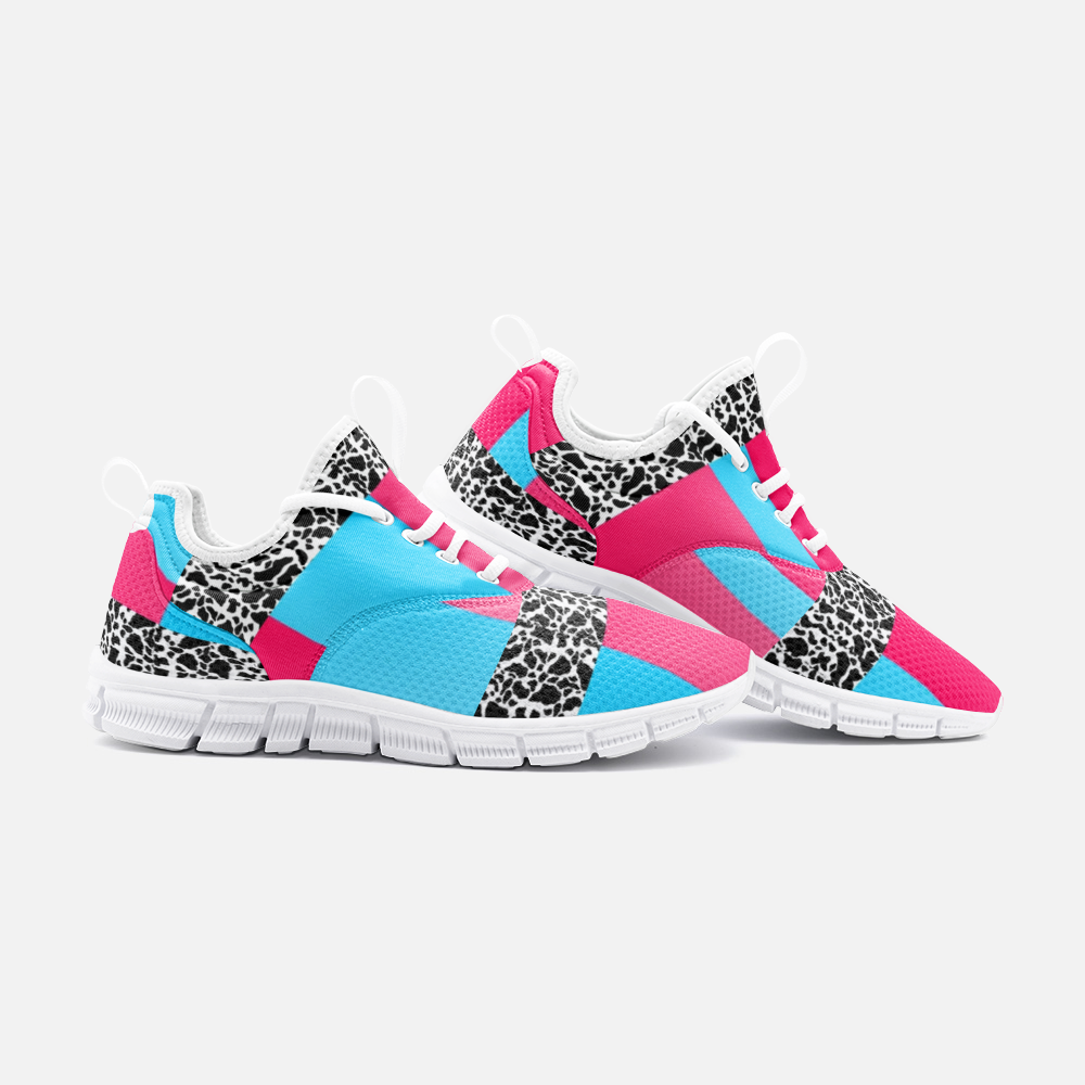 Le Sommet "Pink & Blue Colorblock" Lightweight Sneaker