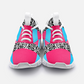 Le Sommet "Pink & Blue Colorblock" Lightweight Sneaker