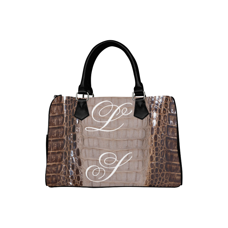 Le Sommet "Snake Skin" Barrel Handbag