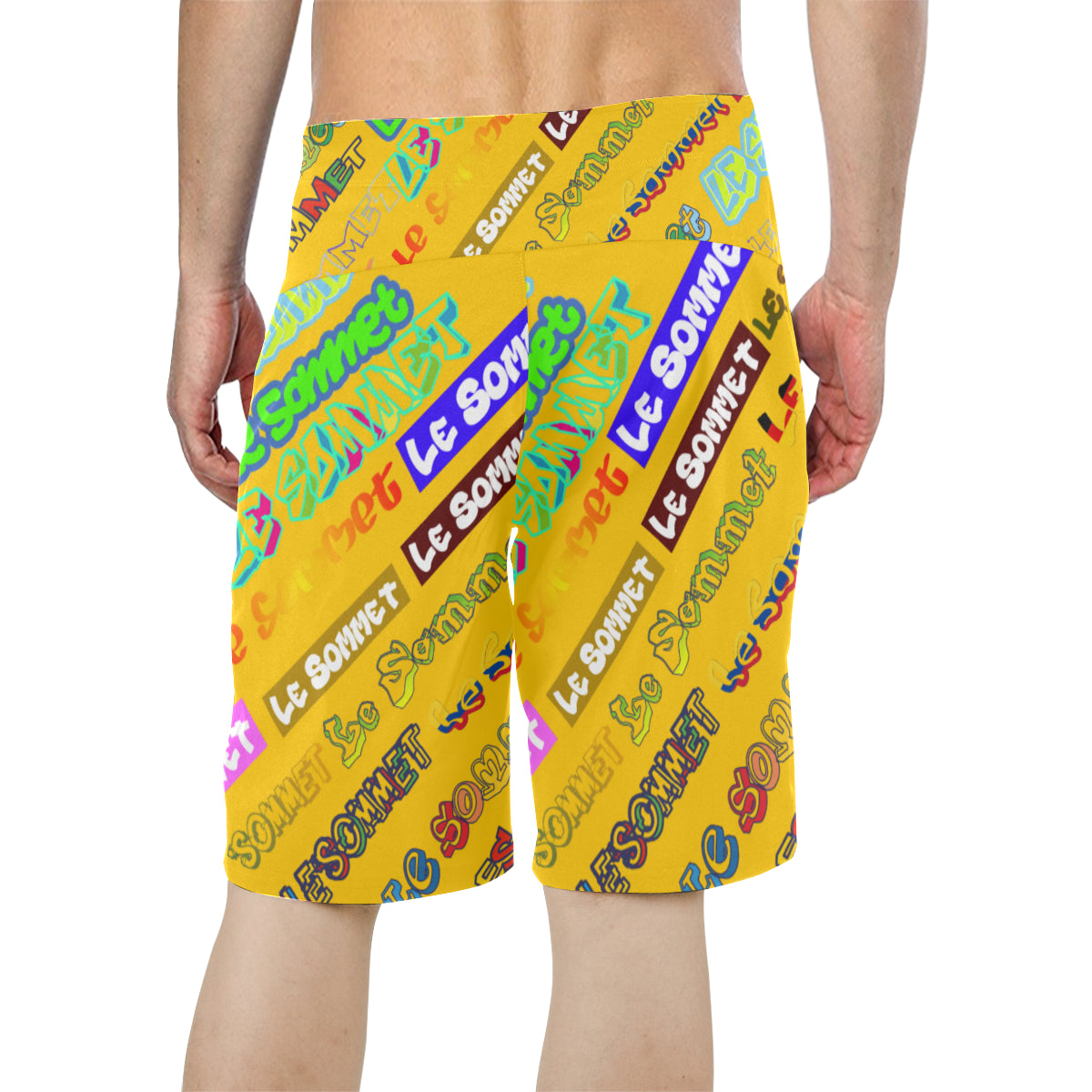 Le Sommet "Land O' Logos"  Beach Shorts