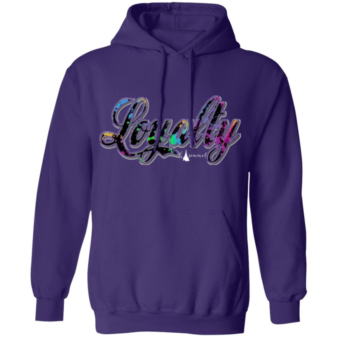 Loyalty Paint Splatter Pullover Hoodie 8 oz.