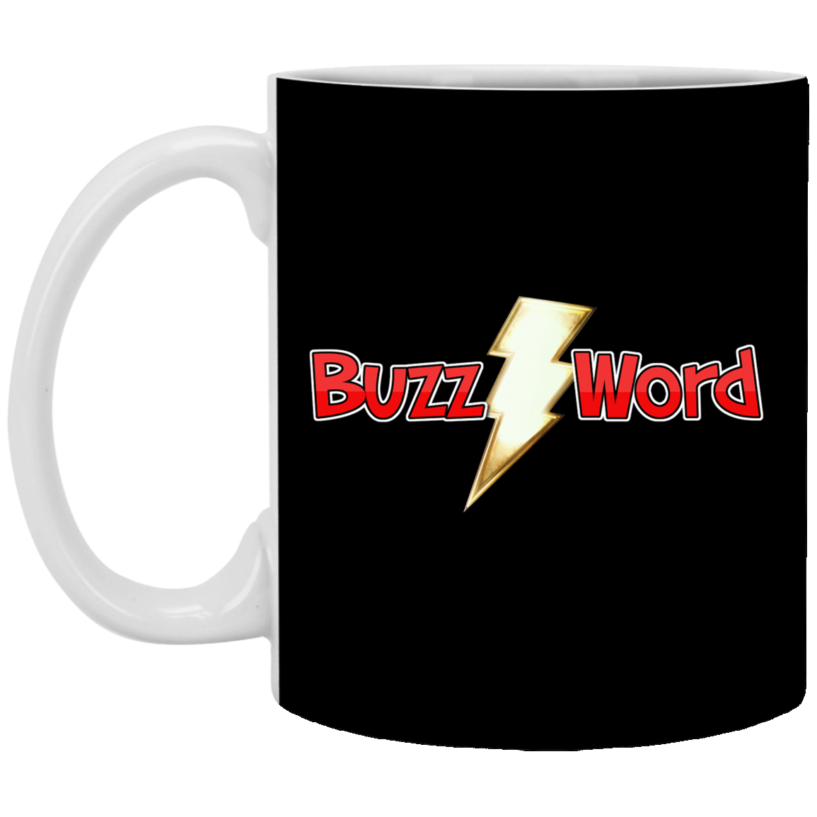 Buzz Word 11 oz. White Mug