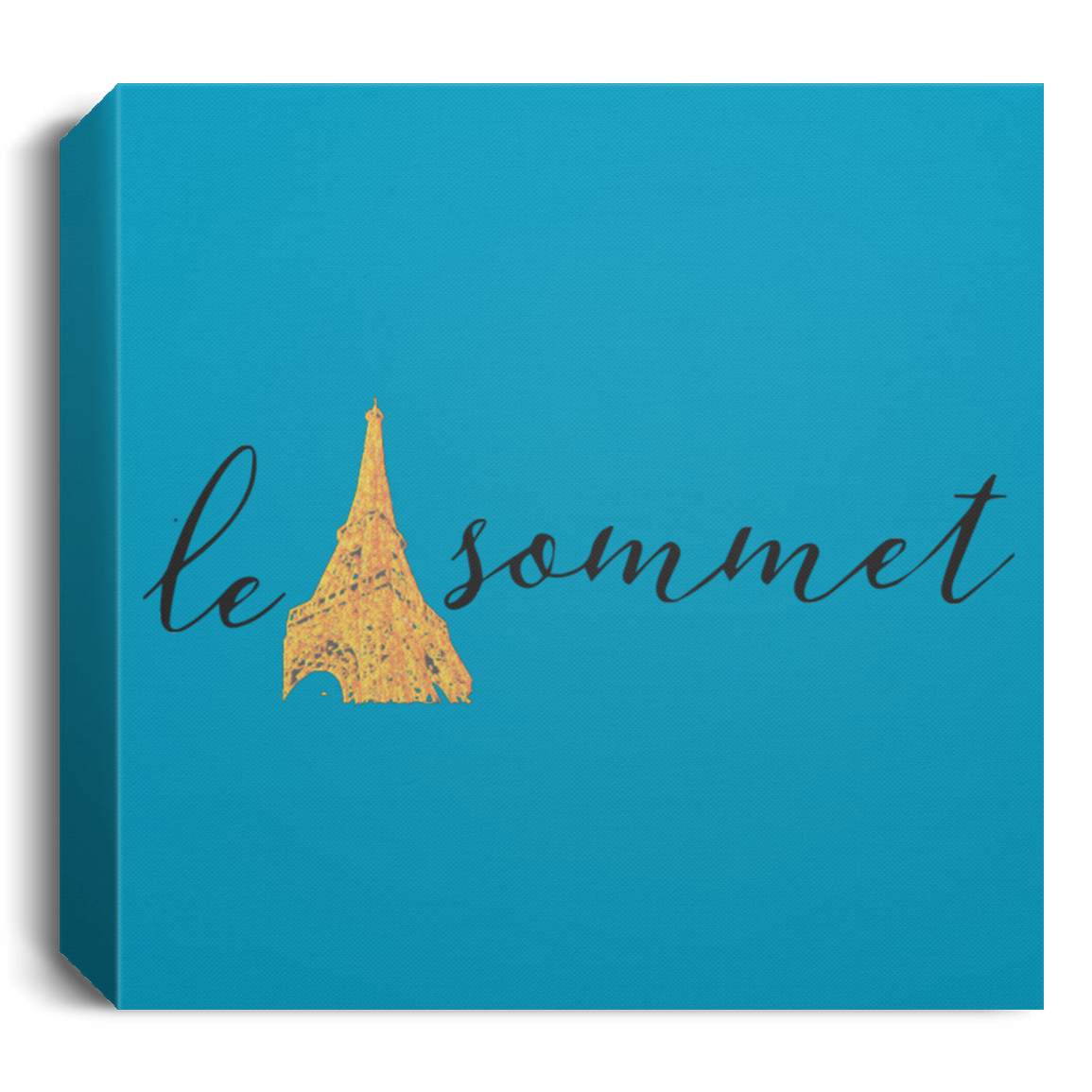 Le Sommet Logo Deluxe Square Canvas 1.5in Frame