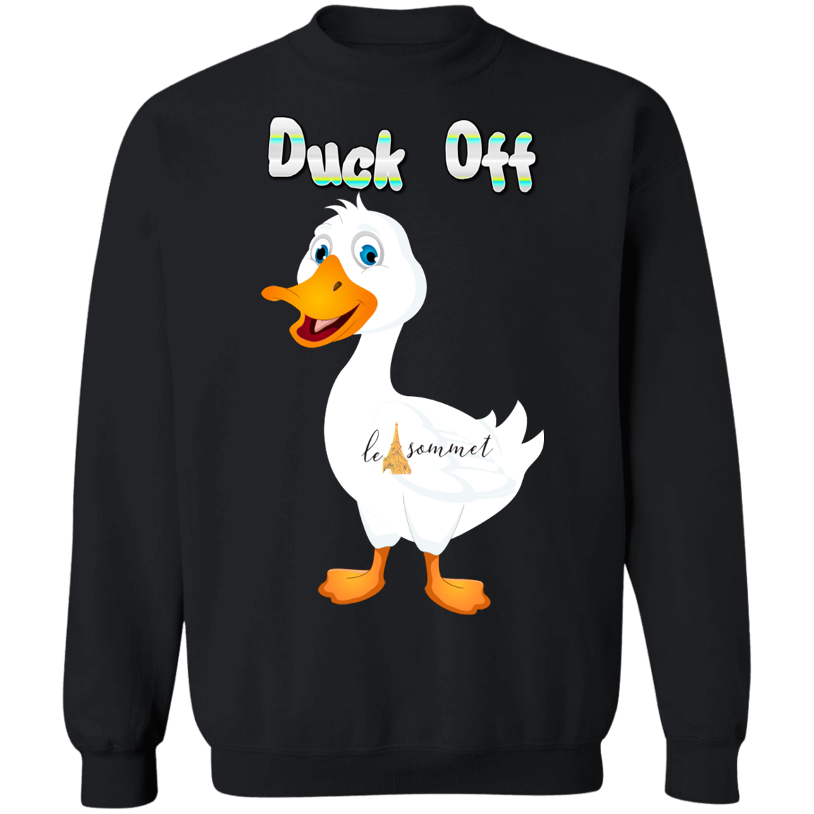 Duck OFf Crewneck Pullover Sweatshirt  8 oz.