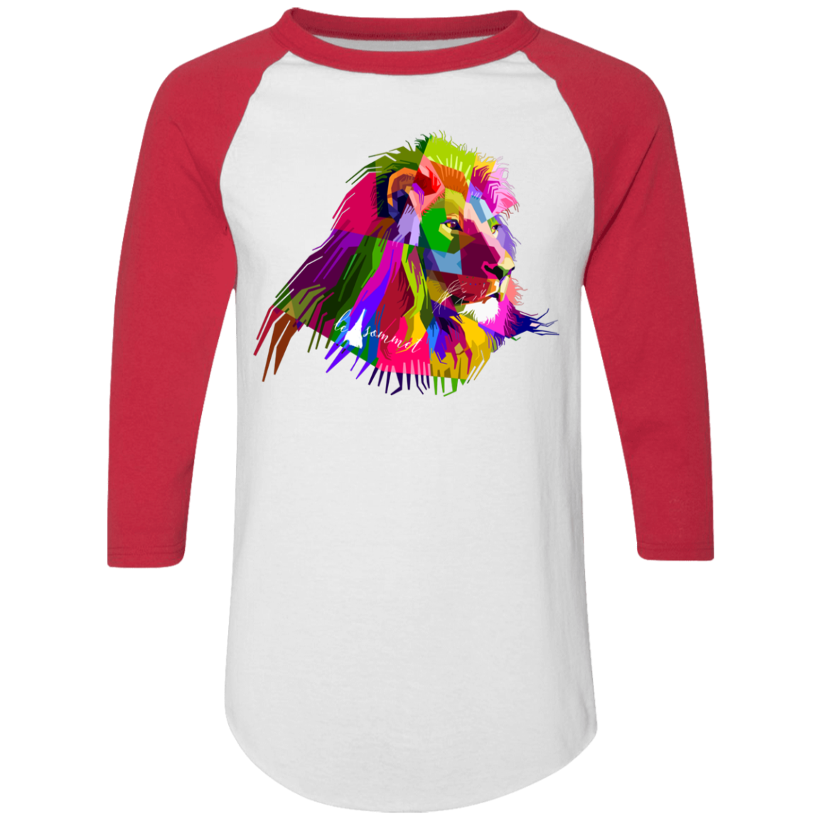 Prismatic Lion Colorblock Raglan Jersey