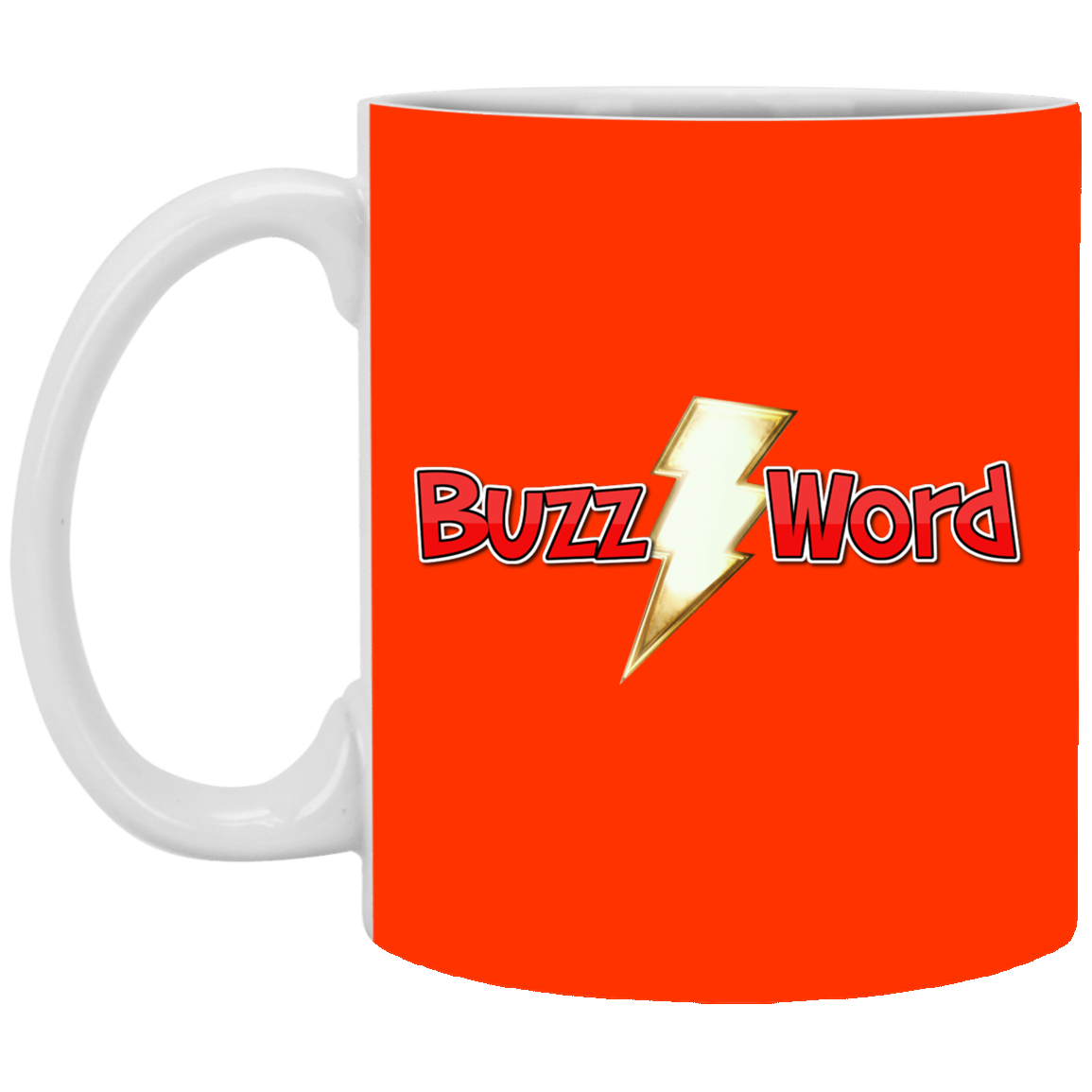 Buzz Word 11 oz. White Mug