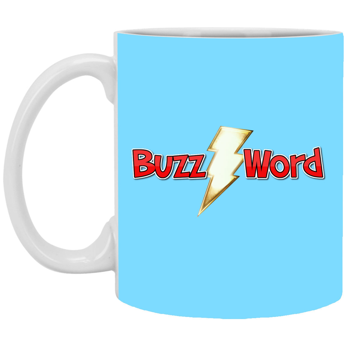 Buzz Word 11 oz. White Mug