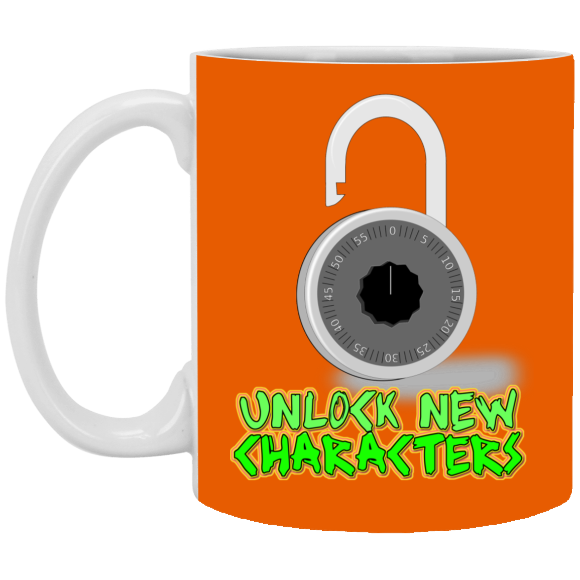 Unlock New Characters 11 oz. White Mug