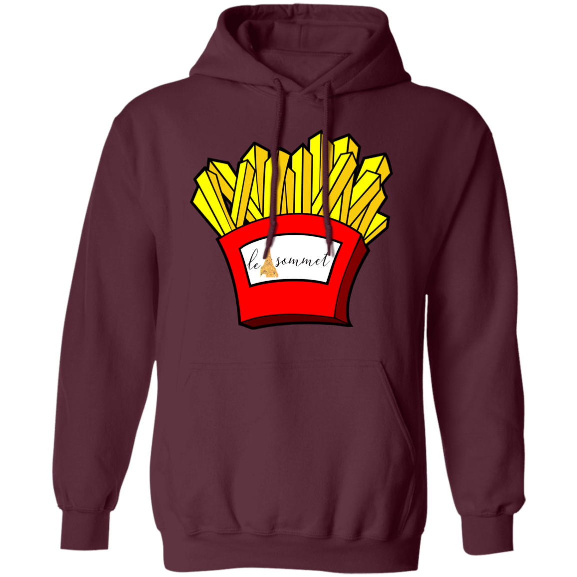 French Fries Pullover Hoodie 8 oz.