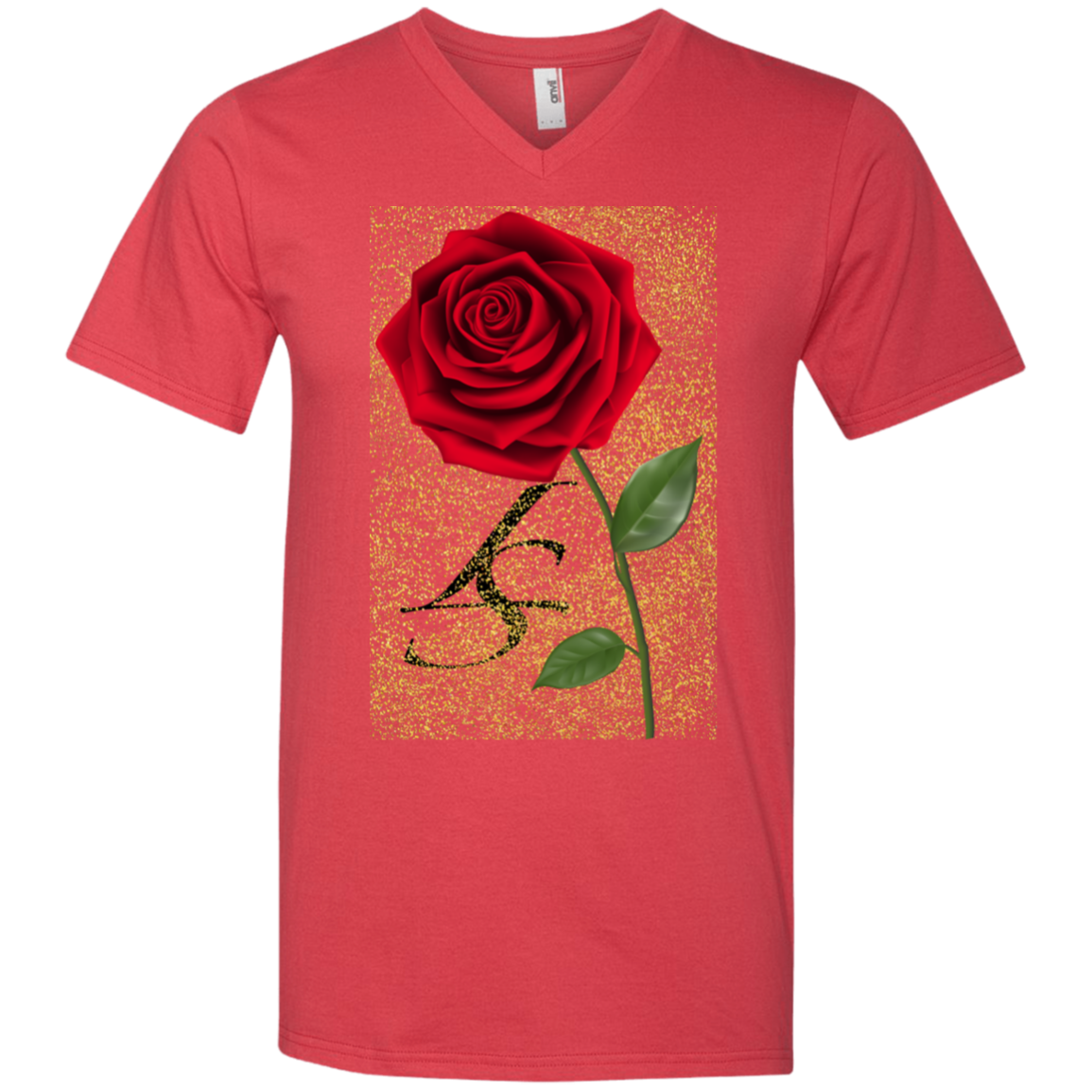 So Rosey Printed V-Neck T-Shirt