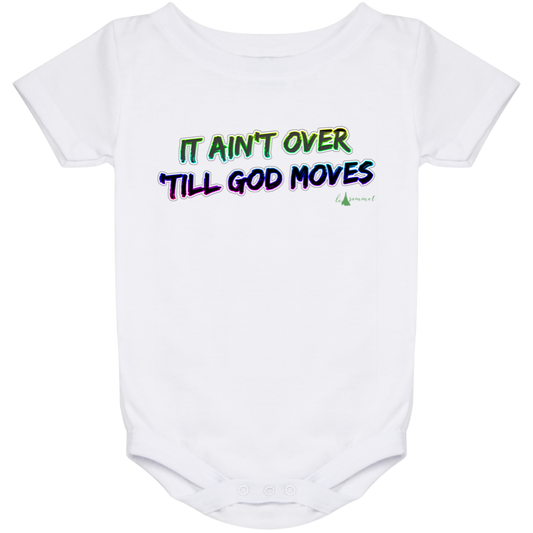 It Ain't Over 'Till God Moves Baby Onesie 24 Month