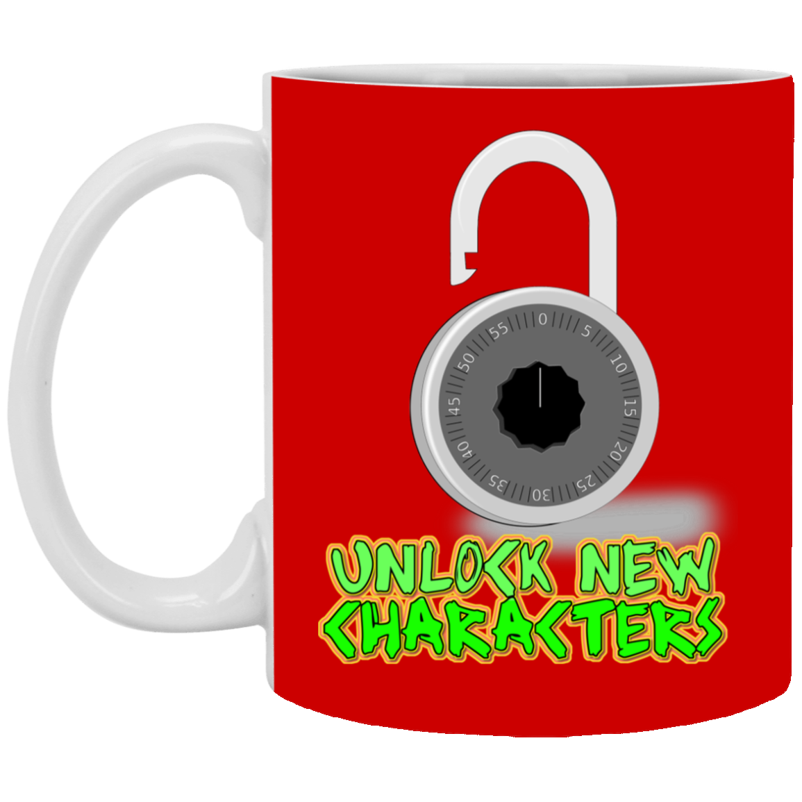 Unlock New Characters 11 oz. White Mug