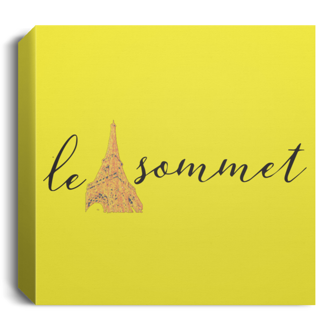 Le Sommet Logo Deluxe Square Canvas 1.5in Frame