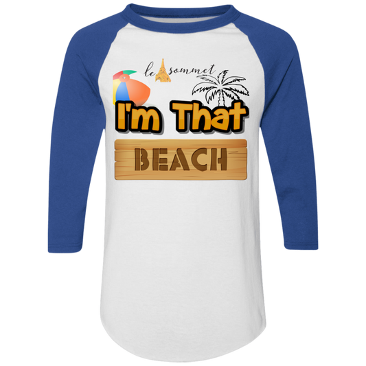 I'm that Beach Colorblock Raglan Jersey