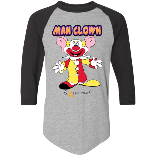 Man Clown Colorblock Raglan Jersey