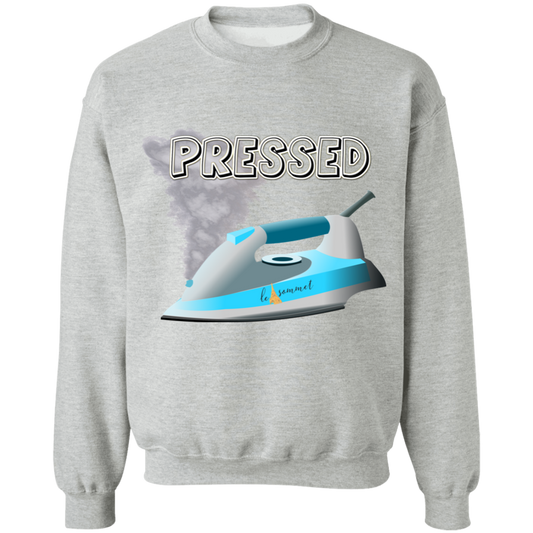 Pressed Crewneck Pullover Sweatshirt  8 oz.