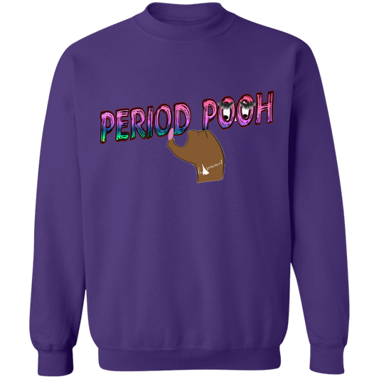 Period Pooh Crewneck Pullover Sweatshirt  8 oz.