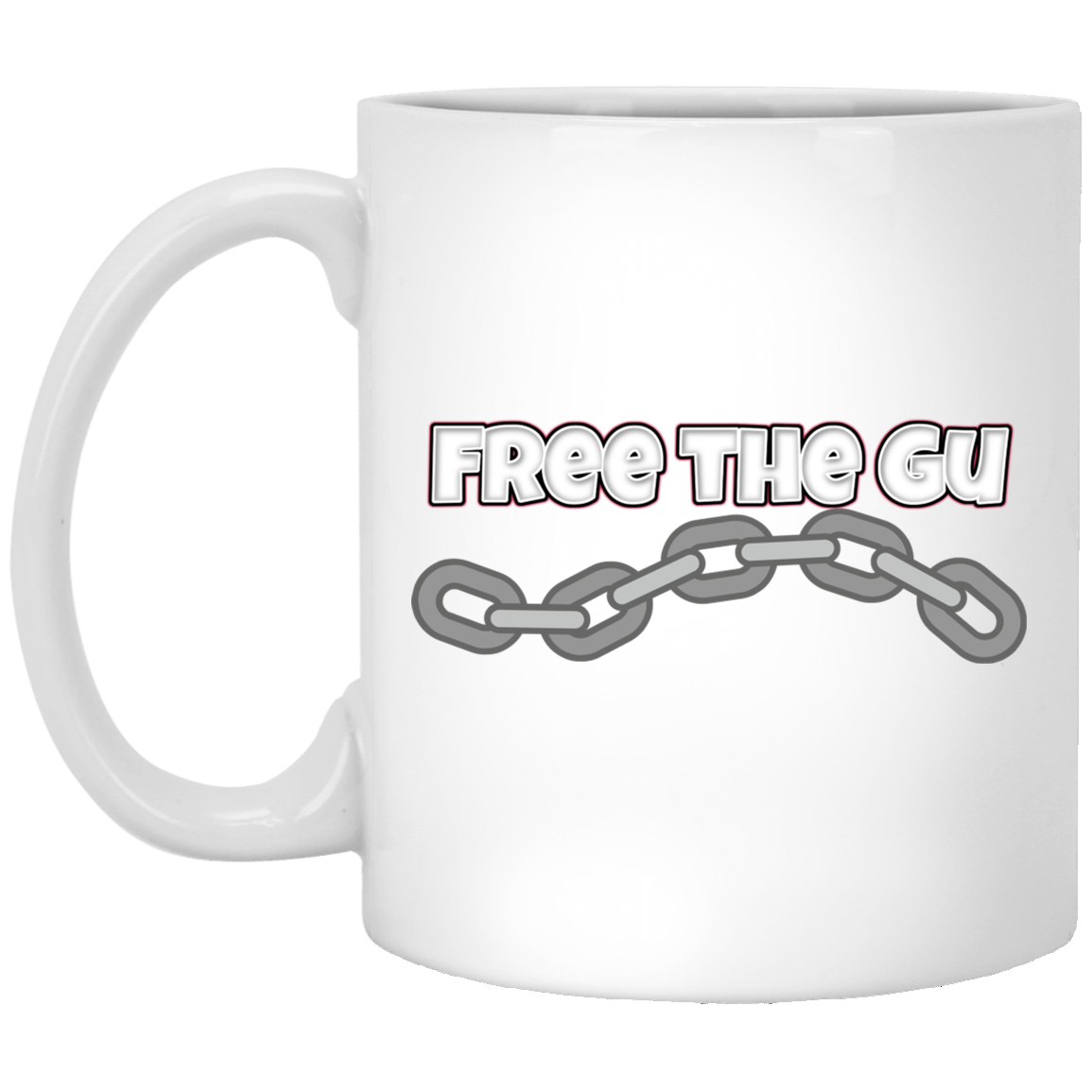 Free the Gu 11 oz. White Mug